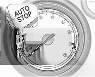 Körning och hantering 153 Stopp-start-system Stopp/start-systemet hjälper dig att spara bränsle och minska avgasutsläppen.