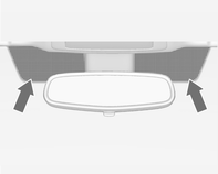 Nycklar, dörrar och fönster 39 Automatisk avbländning Bländning från bakomvarande fordon i mörker minskas automatiskt genom avbländning av innerbackspegeln.