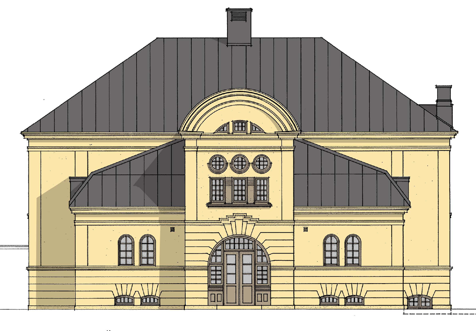 PLANBESKRIVNING - Detaljplan för Löjan 18, Gamla stan, Mariestads centralort Förslag till ombyggnad Gymnastiksalen föreslås omvandlas till bostäder i form av fem till sex lägenheter.