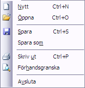 5 / 49 4 Filformat MTTariff handhar två olika filformat, ett XML-format och ett binärformat. XMLformatet (filändelse.