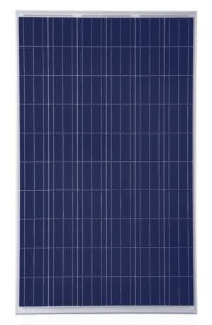 Solcellsmodul-standard Kinesisk standardmodul 60 multikristallina kiselceller 230-260 W toppeffekt