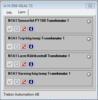 Transformator Nedan redovisas infoflik samt