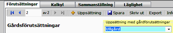 För att underlätta och guida användaren finns korta förklarande tips till verktygsfältets funktionsknappar, bladflikar och vissa celler/poster vari värdet ej syns till fullo (Figur 17). Figur 17.