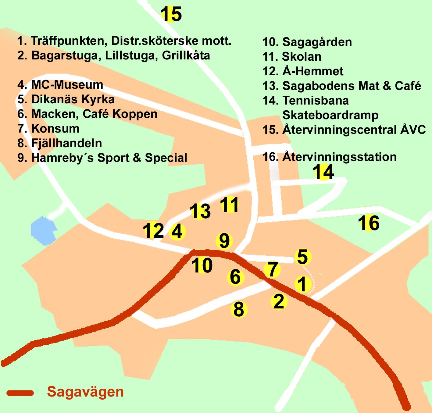 Välkommen till dikanäs - Den lilla byn mitt i centrum - Nära fjällen, nära vattnet - Även om vi är en liten by har vi en del att erbjuda; för boende, för