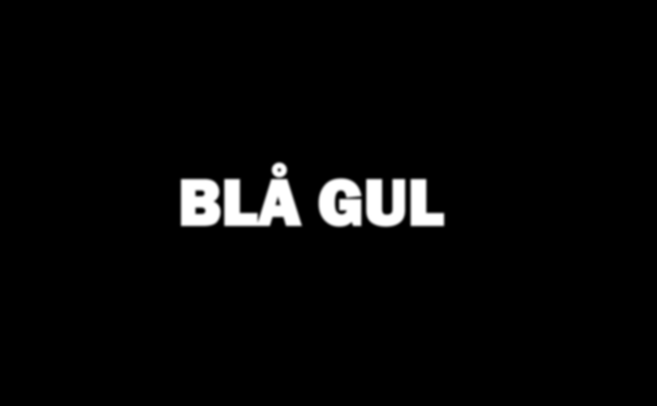 BLÅ & GUL No.
