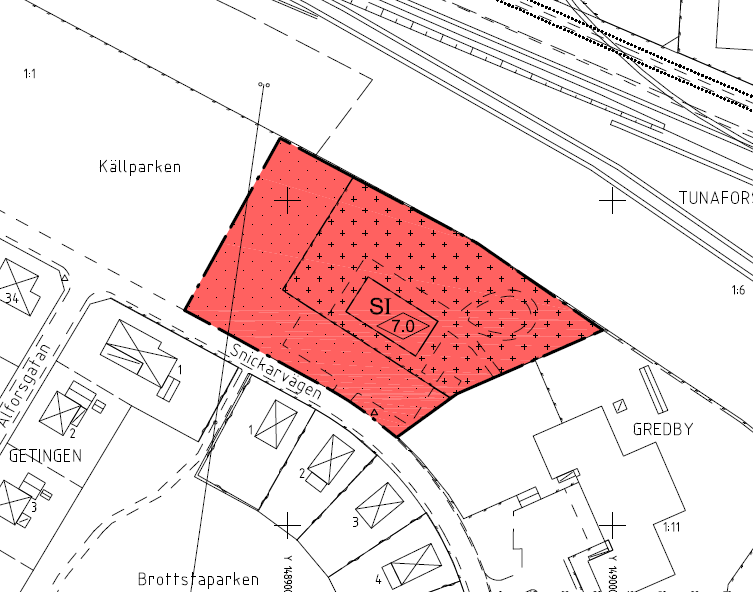 Detaljplan för del av Gredby 1:1, Eskilstuna Utredning av trafikbuller