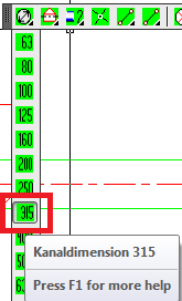 63 Ventilation arbetsexempel 4 Exempelbeskrivning: Detta exempel går igenom uppritning av isolering till plana kanaler och stammar.