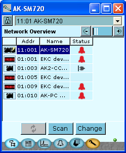 Starta Service Tool programmet Första gången Service Tool ansluts till en ny version av en regulator kommer start av Service Tool att ta längre tid än vanligt medan informationen hämtas från