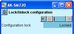 Konfiguration - forts Lås upp regulatorernas konfiguration 1. Gå till konfigurationsmenyn Regulatorn kan bara konfigureras när den är olåst. Den kan bara justeras när den är låst. 2.