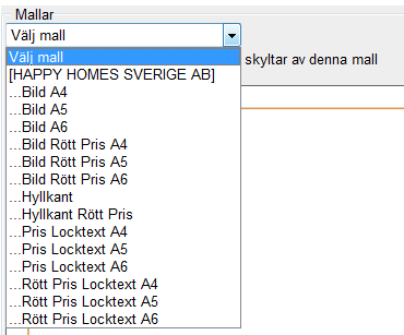 Manual till skyltsystemet Sida 15 av 17 Skapa skyltar steg-för-steg från början Här kommer en steg-för-steg instruktion hur du skapar en skylt från början. 1. Starta Skyltsystemet och klicka på för att skapa ny produktsamling och skyltar.