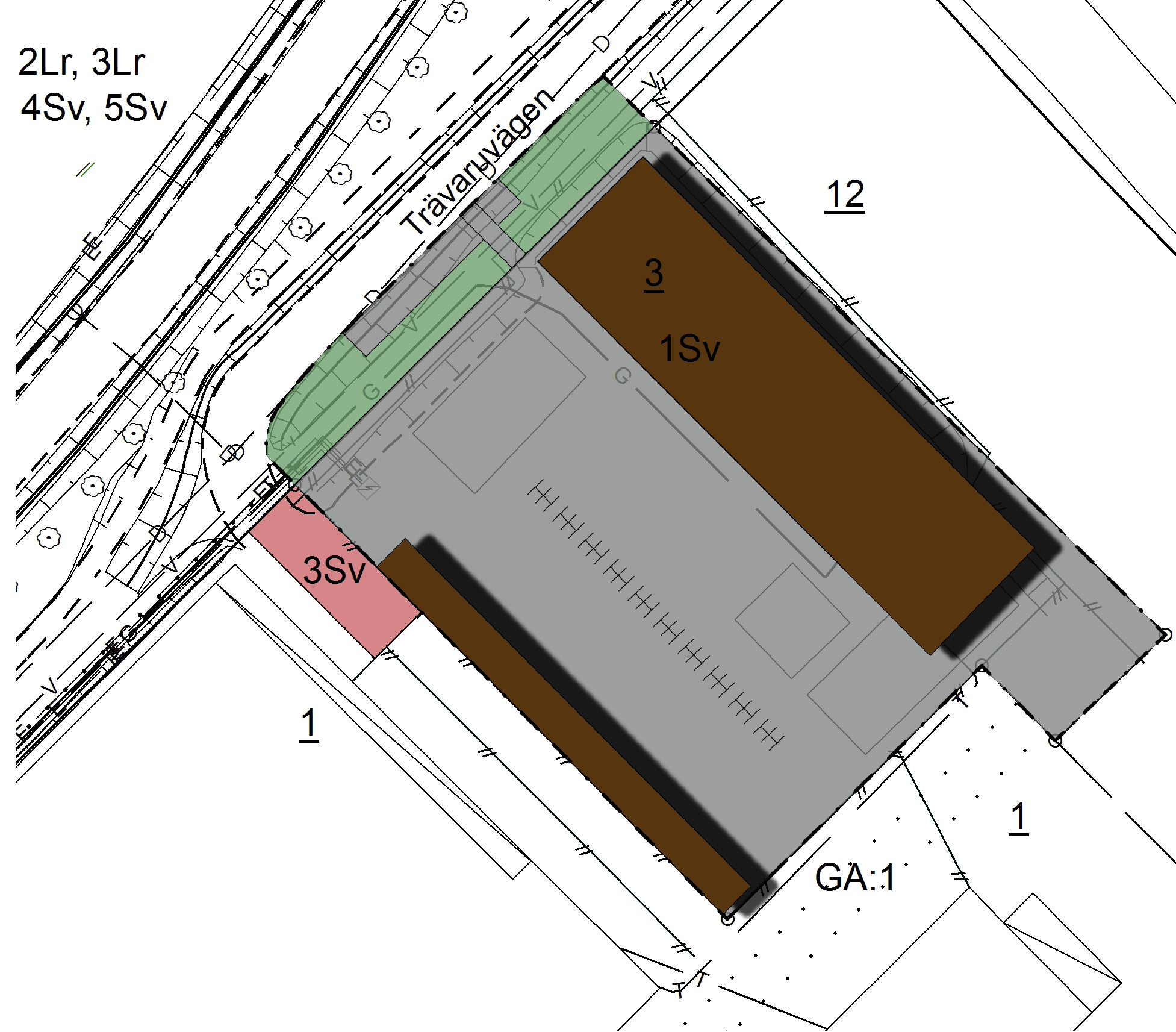 förutsättningar och planförslag Bostäder Närmaste bostadsbebyggelse ligger ca 100 meter norr om planområdet.