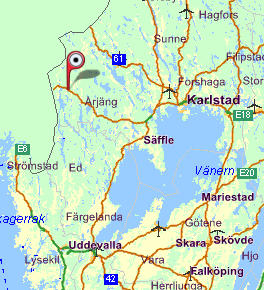 2 Områdesbeskrivning I detta kapitel ges en översiktlig beskrivning av planområdet med omgivning. 2.1 Planområdet och byggnaden Området är beläget i Hajom i Årjängs kommun.
