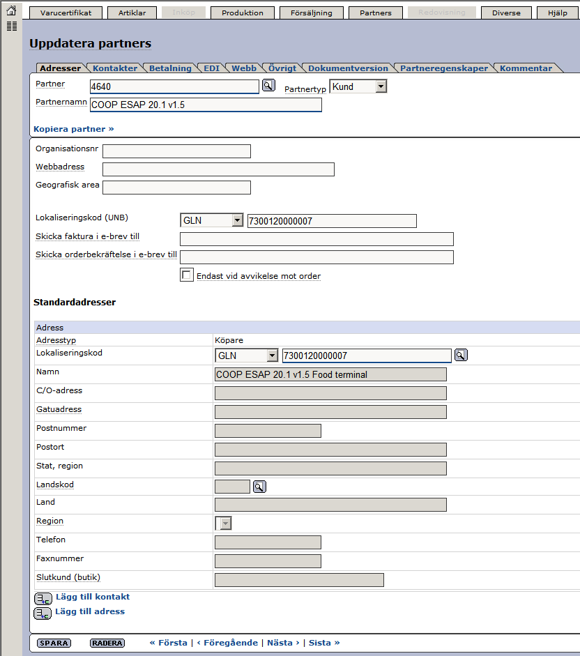 Senast uppdaterat: 15-05-06 Exder Coop ESAP 20.1 v1.