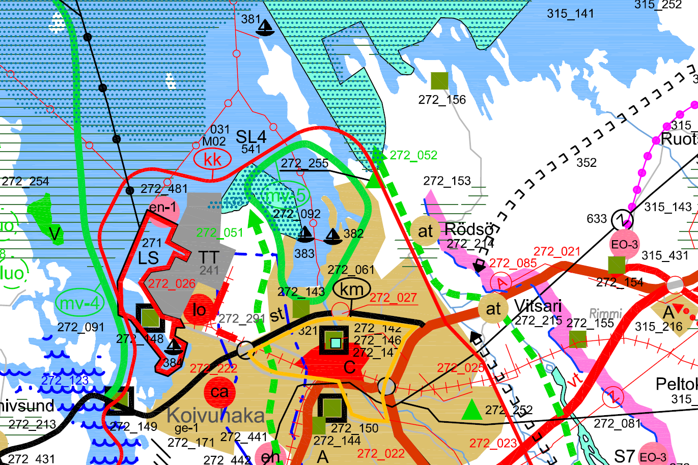 BILAGOR Bilaga 1, Utdrag ur landskapsplanesammanställning Bilaga 2, Utdrag ur generalplanen för Norra Hakalax