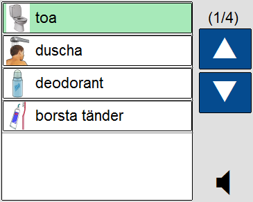 2.3.9.3 Beskrivningsfältet När man trycker på texten i beskrivningsfältet öppnas en ny sida där eventuell ytterligare beskrivning visas.