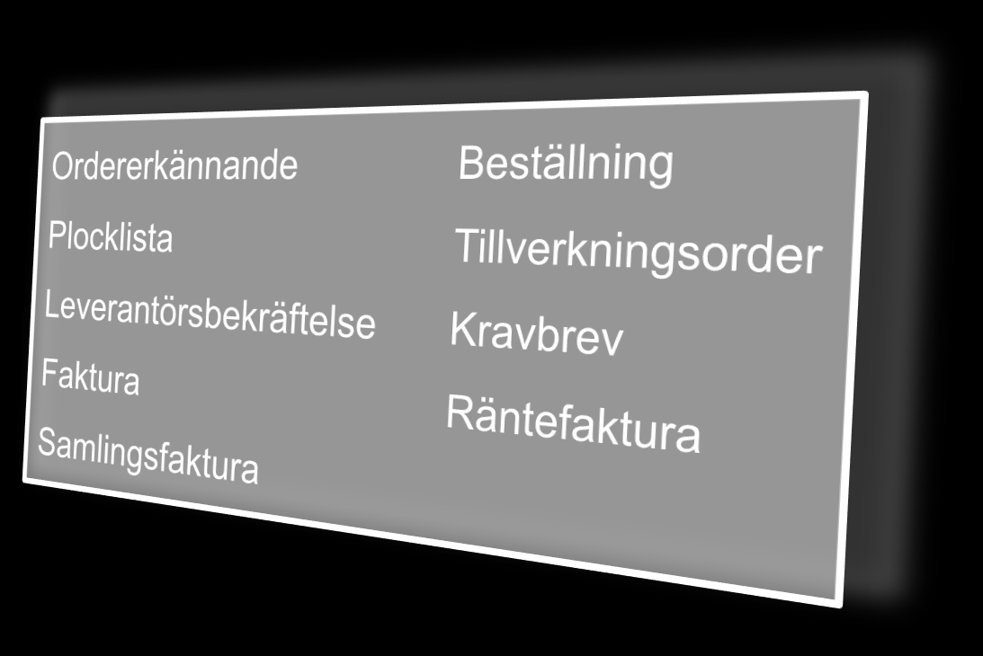 StreamServe Raportmallar Innehåller standardiserade StreamServe mallar färdiga att börja använda Låg implementeringskostnader med