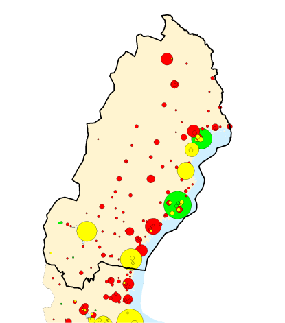 större än så. Interaktionsmöjligheterna på dagsbasis framstår som begränsade annat än längs delsträckor av kustremsan.