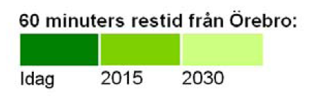 luftkvalitet (halter av partiklar och kväveoxider), målet om buller (antalet som utsätt för trafikstörande buller ska ha minskat med 5 % till år 2010 jämfört med år 1998).