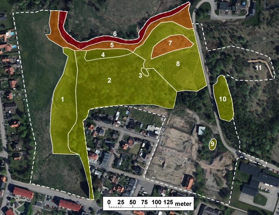 Naturvärden Bäljane å (rött område) Naturvärdesklass 1 Högsta