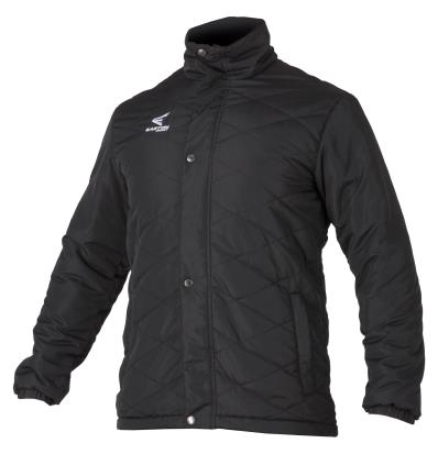 PLAN PADDED JACKET 43139 SR: S-XXXL Colors: Black, Ink Blue - Quilted jacket with stand up collar - Embroidered Easton logo at right chest - Zipper pockets 499 :- INTENT PADDED