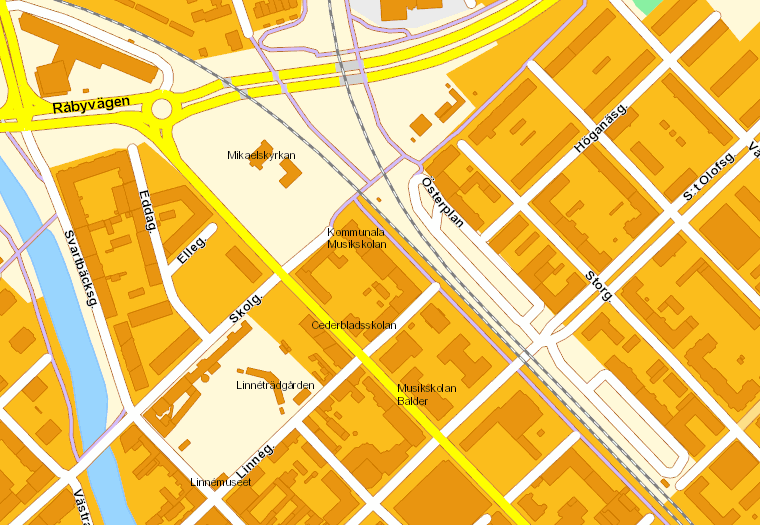 Detaljplan för kv Bredablick Planbeskrivning SAMRÅD Dnr 12/20195 2013-10-18 Orienteringskarta med planmrådet (inringat) ch dess mgivnignar. Areal Planmrådet innefattar 1112 kvadratmeter.