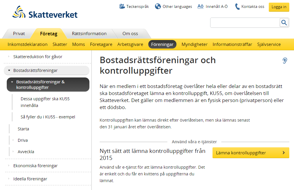 Kontrolluppgifter vid överlåtelse av bostadsrätt - Användarhandledning 3L Pro Version 2.