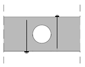 Förstärkning De förstärkningar som använts vid provningen är WT-T-skruv med en diameter på 6,5 mm som ses överst i figur 4.3.