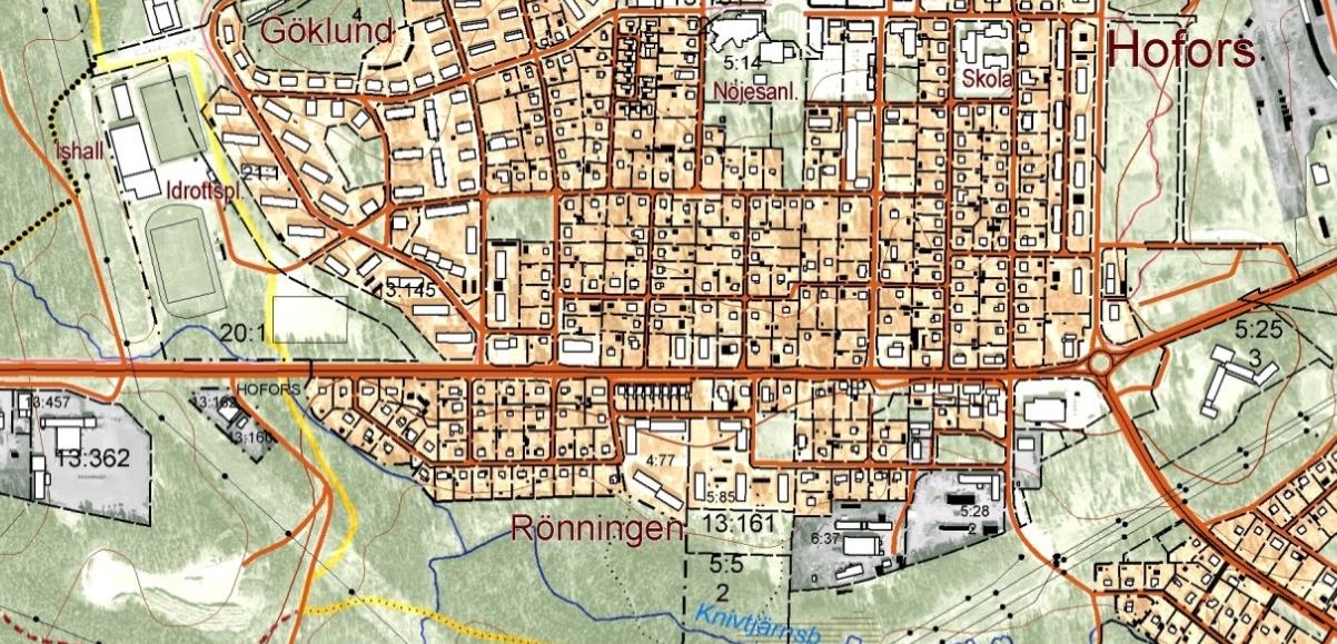 N Figur 9. De fem objekt som berörs av planerade åtgärder (Geodatasamverkan copyright Lantmäteriet) 4.6.9. Föroreningar i vatten Vägtrafik är en källa till spridning av föroreningar.