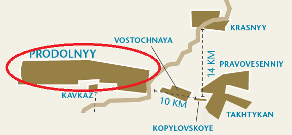 Prodolnyy är Kopylovskoyes största licensområde Prodolnyy Prodolnyy är bolagets största licensområde omfattande 141 kvadratkilometer.