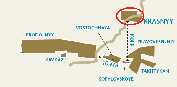 Krasnyy-licensen förvärvades av Kopylovskoye i februari 2010 Krasnyy Krasnyy-licensen förvärvades tillsammans med Pravovesenny-licensen av Kopylovskoye i februari 2010 för 4,7 miljoner kronor.