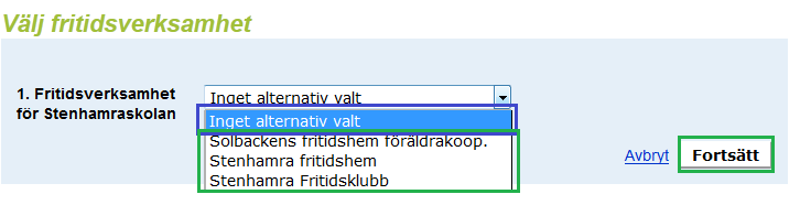 Här uppger du barnets modersmål, om språket skulle saknas i listan så kontakta Nämndkontoret Barn och utbildning.