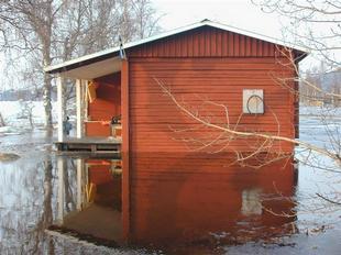 Riskområden för höga flöden Höjd- och