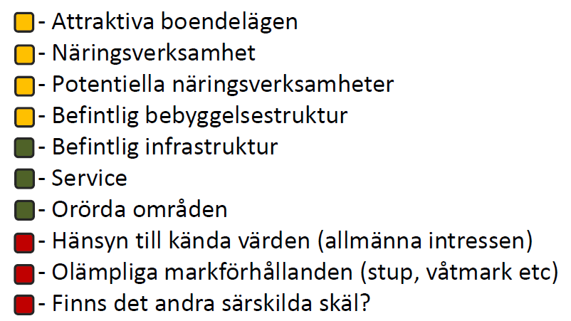 Metod och urval En arbetsmetod har utvecklats för framtagande LIS-planen i Karlstad. Metoden är indelad i fyra steg, enligt bilden längs ned på sidan.