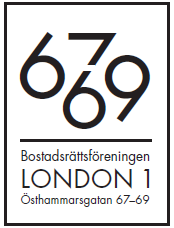 Välkommen! Styrelsen i bostadsrättsföreningen London1 hälsar välkommen och hoppas att du ska trivas i vår förening!