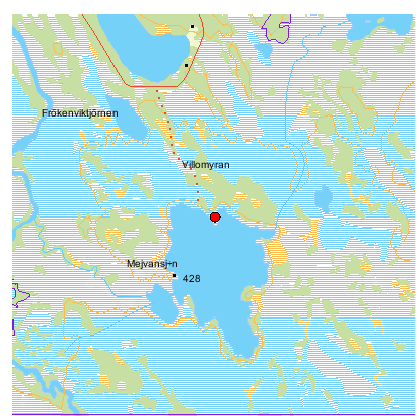 Mejvansjön och Skarvsjömyrarna Koordinater: X: 7202614, Y: 1561674 Namn på Svalan: Mejvansjön Bästa tiden: Vår, sommar Vad kan man se: Vadare, sjöfågel och andra typiska skogs- och myrfåglar