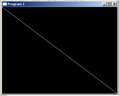 int main(void) { /* initierar ett grafiskt fönster strlk 400*300 */ initwindow(400, 300); setwindowtitle("program 1"); /* Rita en linje från punkt 0.