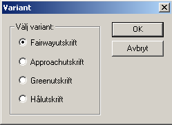 I cirkelsektorns startpunkt skrivs nu ett avstånd ut vilket är cirkelbågens avstånd till det utsatta krysset.