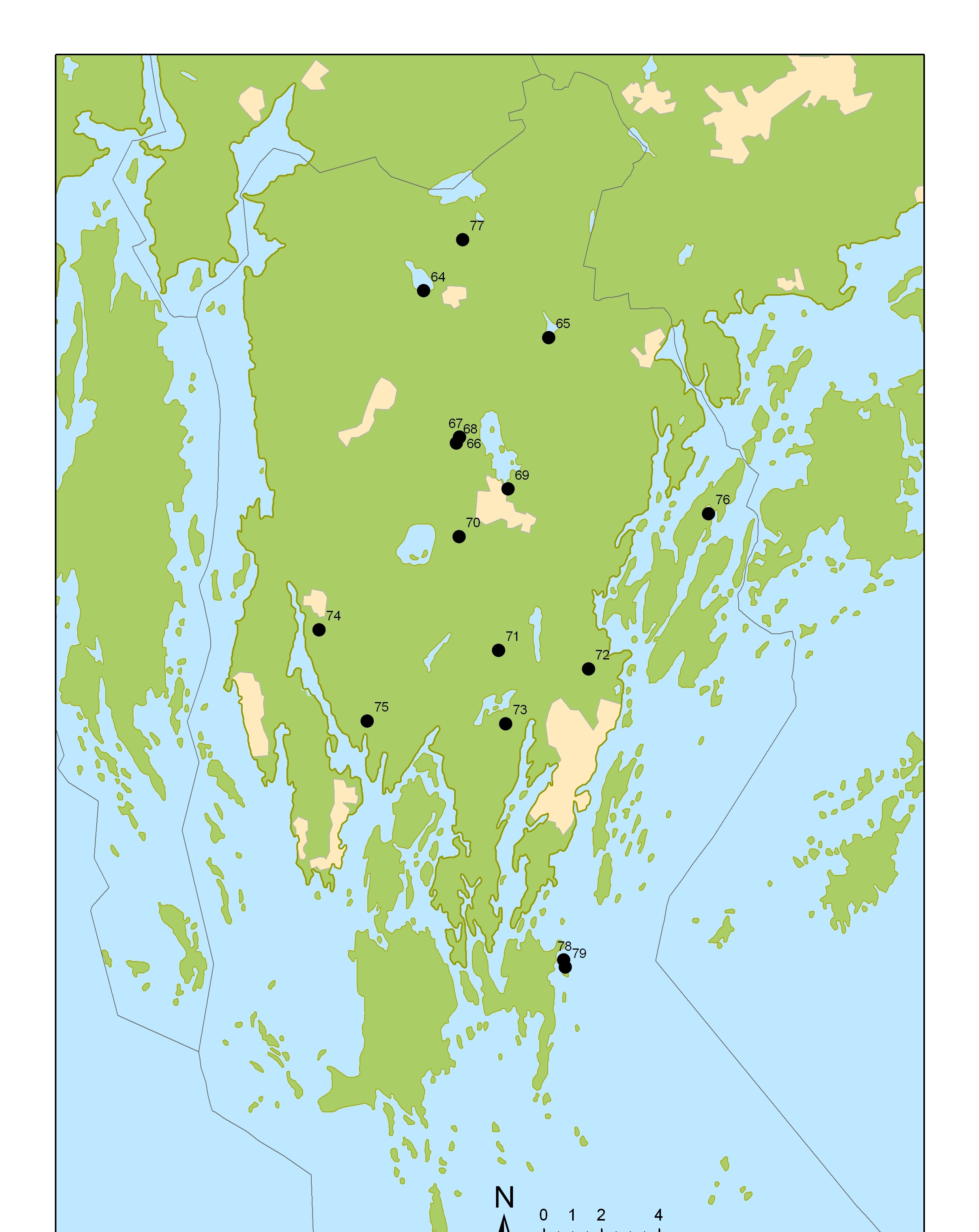 Fjorton groddjurslokaler