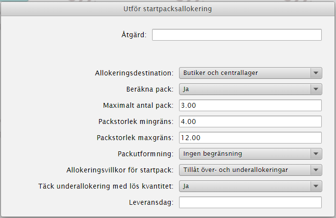 Processen för Säsongsinköp på Intersport Anpassa budgeten & efterfrågan Beräkning av startpack Se över startpack och skicka order Initialallokering av startpack för butikerna Hur mycket planerar jag