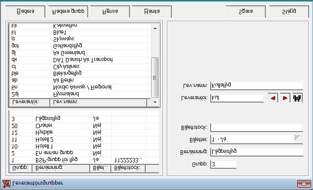 I rutinen Leverantörsgrupper lägger man upp grupper. Här finns bl.a. BSP-gruppen som används när man stämmer av flygbolag mot en BSP-journal.