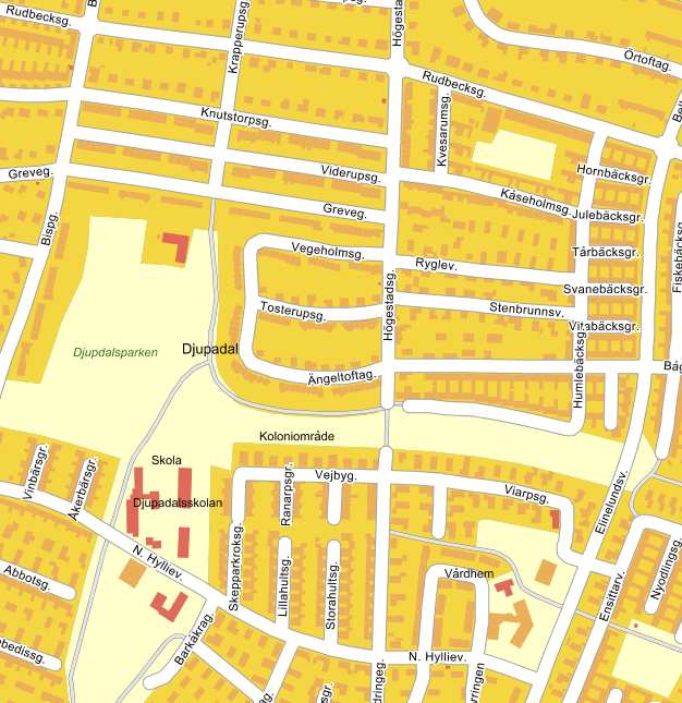 Hållplats Högestadsgatan