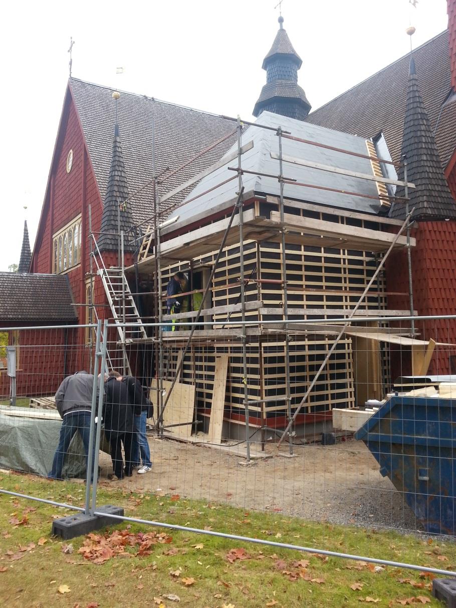 Tillbyggnad av Ljusnarsbergs kyrka Ljusnarsberg,