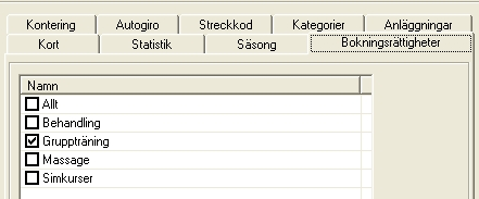 3. Sätt i bock i den/de bokningsrättigheter som