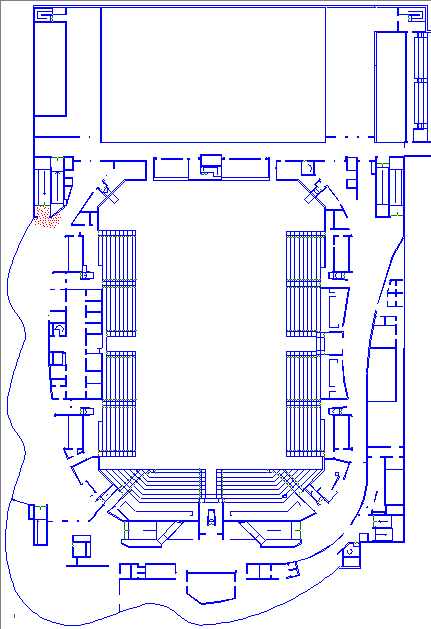 Figur 18.73 Simuleringens utseende efter 360 sekunder. Till vänster syns plan 1 och till höger plan 2.