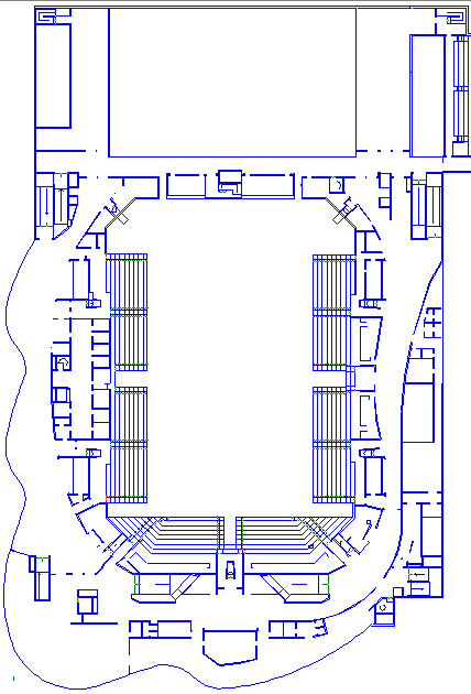 Figur 18.77 Simuleringens utseende efter 450 sekunder. Till vänster syns plan 1 och till höger plan 2.