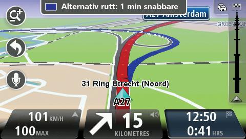 Den här funktionen är inte tillgänglig på alla TomTom-navigeringsenheter.