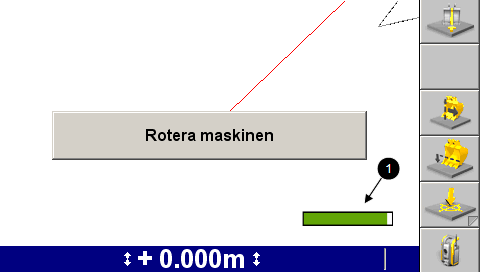 5 Använda 3D-styrning i fält 1 Förloppsindikator Bild 5.