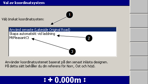 Använda mappning/registrering i fält 6 6.3 Läsa in eller skapa en karta Kartregistreringsdata sparas antingen i designfilen för en inläst design, eller i en kartfil i en namngiven mapp i systemet.