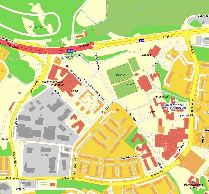 2 ÖVERSIKTLIG BESKRIVNING AV OMRÅDET 2.1 OMRÅDESBESKRIVNING Det aktuella planområdet ligger norr om Tyresö Centrum.