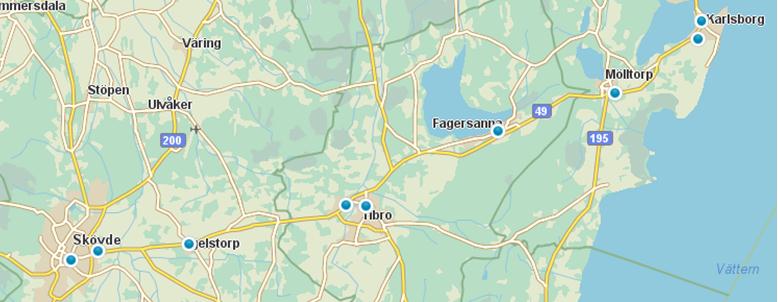 Remissexemplar 2012-07-02 4 Nuvarande kollektivtrafik 4.1 Nuvarande kollektivtrafik Nuvarande kollektivtrafik i stråket Karlsborg Tibro Skövde utgörs av busslinjerna 1 Express och 400.